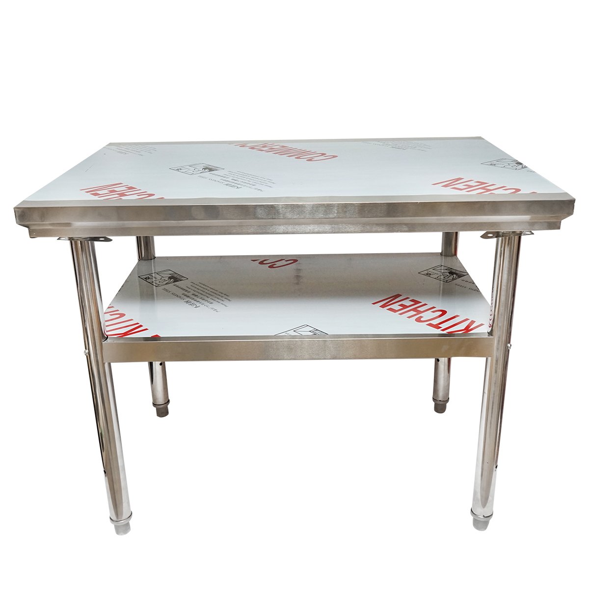 Masa de lucru apicola din inox 1000x700x800mm cu raft